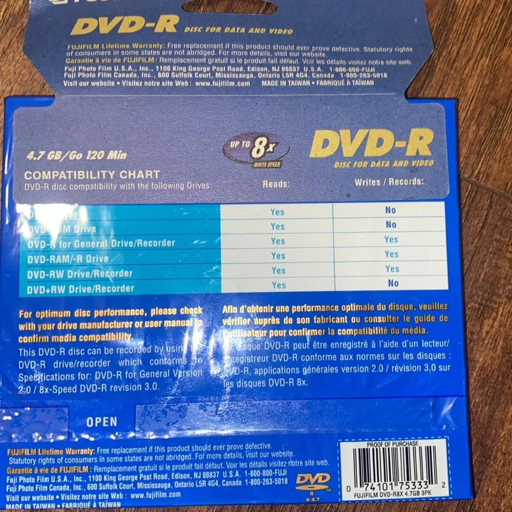 Brand New DVD-R
